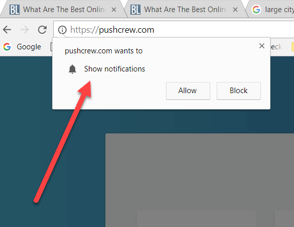 Push Crew Notifications