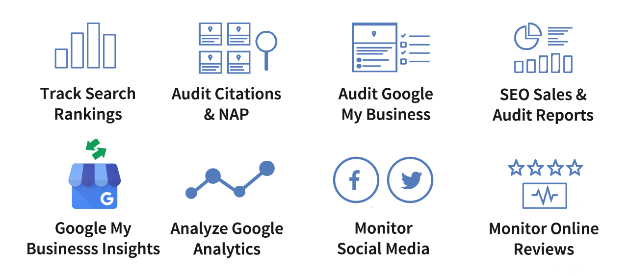 All your local seo KPIs in one place