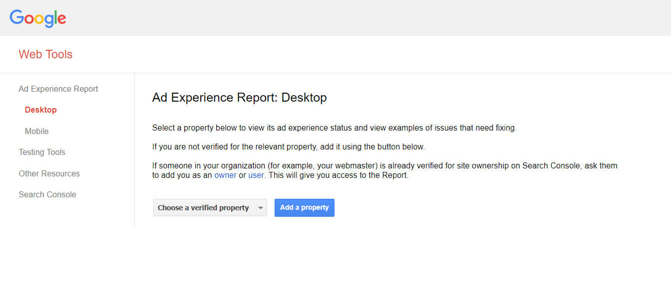 Ad Experience Report