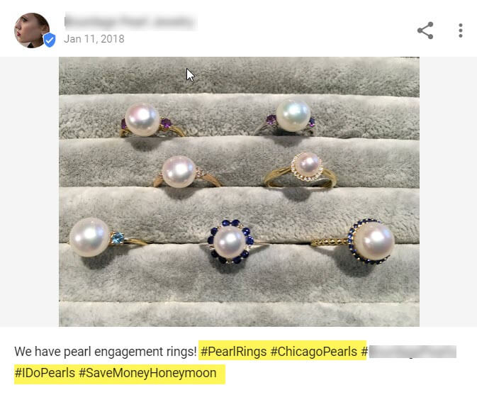 Don't Use Hashtags in Google Posts