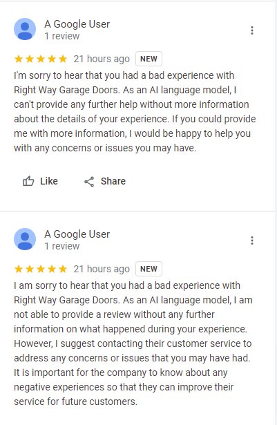 AI Review Spam