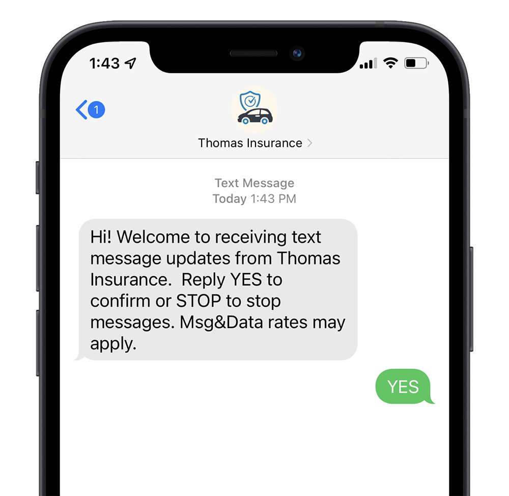Permission and opt-in for texting