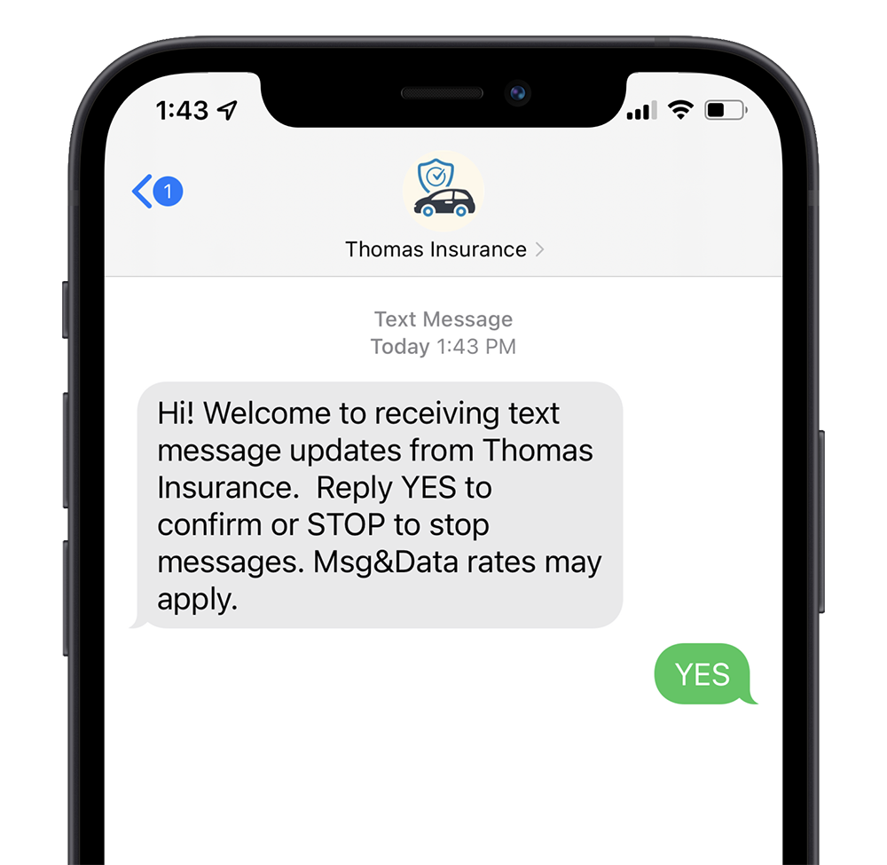 Permission and opt-in for texting