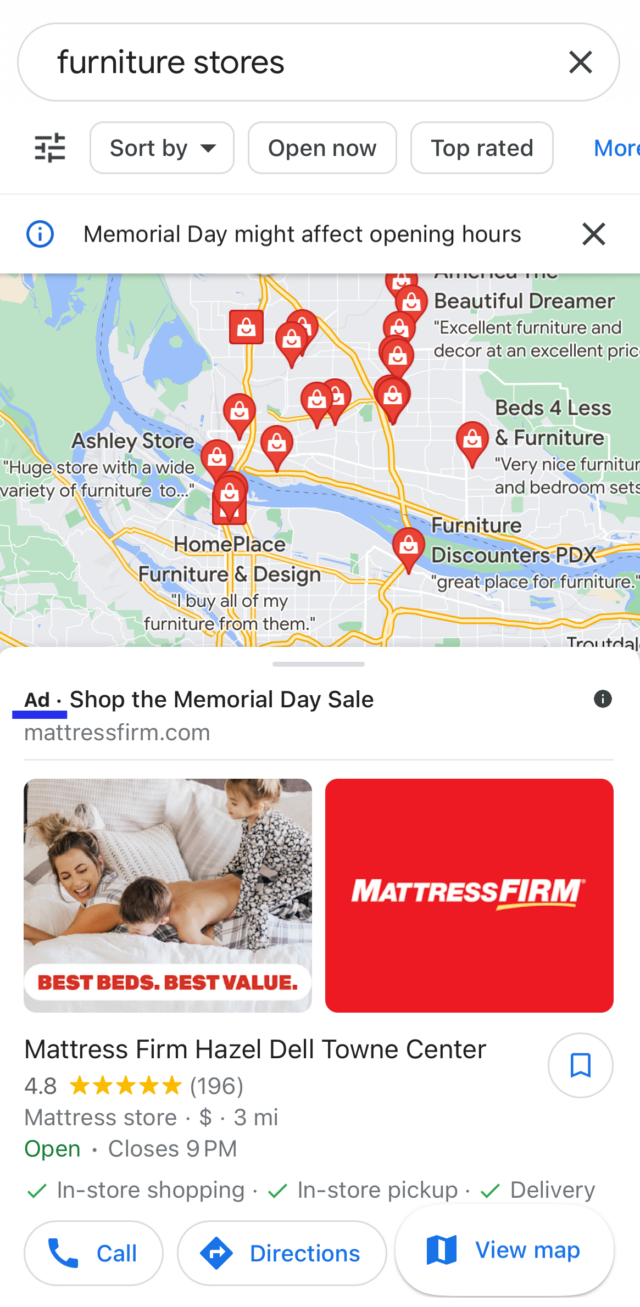 What are Google Maps ads?