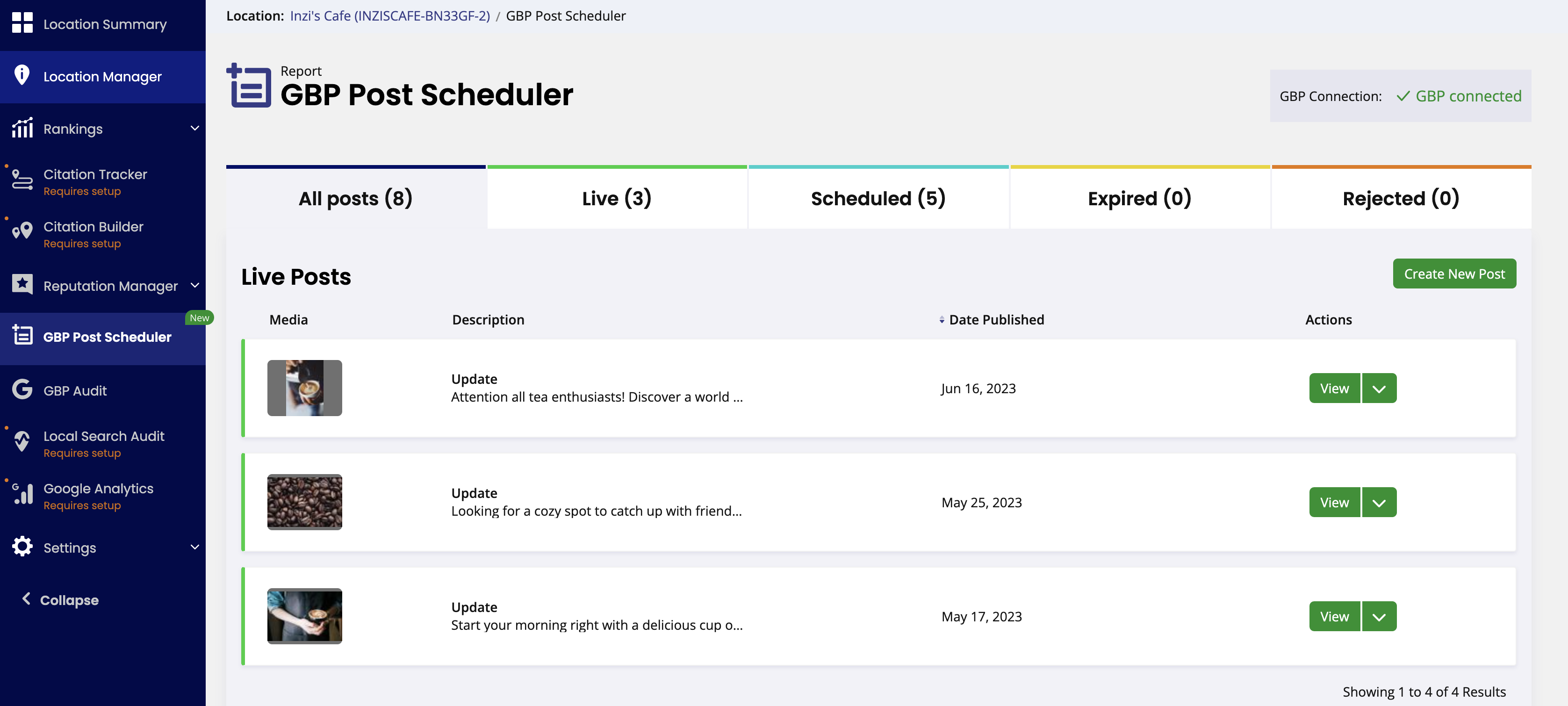 Gbp Post Scheduler Location View