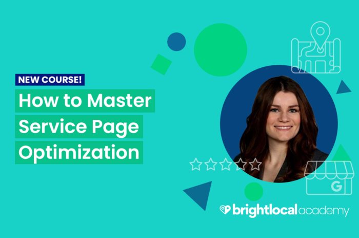 New Academy Course: How to Master Service Page Optimization