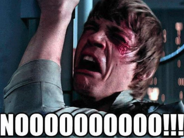 Luke Skywalker, Noooooo!