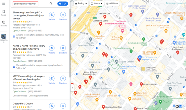 Personal Injury Lawyer Nearby Google Maps