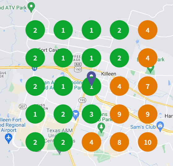 BrightLocal Local Search Grid