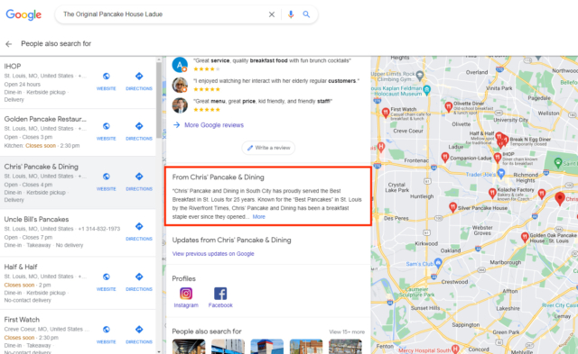 Google Business Info