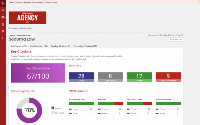 How to Create Effective Client Reports with BrightLocal - Customize Your Report Templates