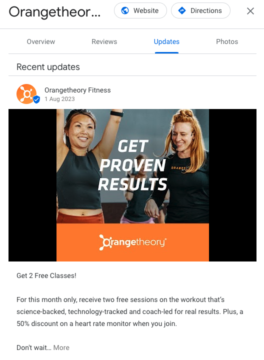 Fitness Updates Posts