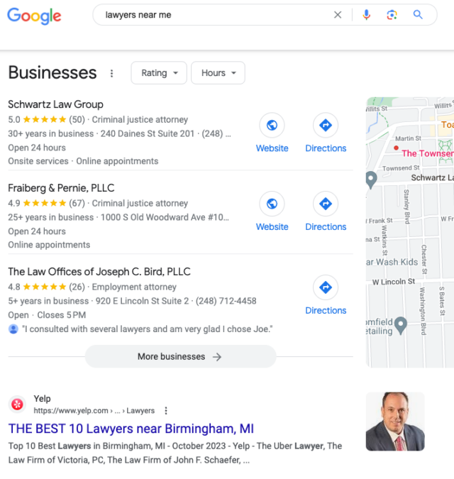 Local SEO for Lawyers - Lawyers Near Me