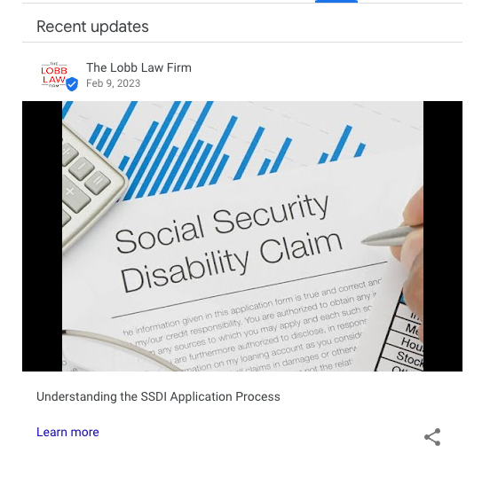 Local SEO for Lawyers - GBP Update Example