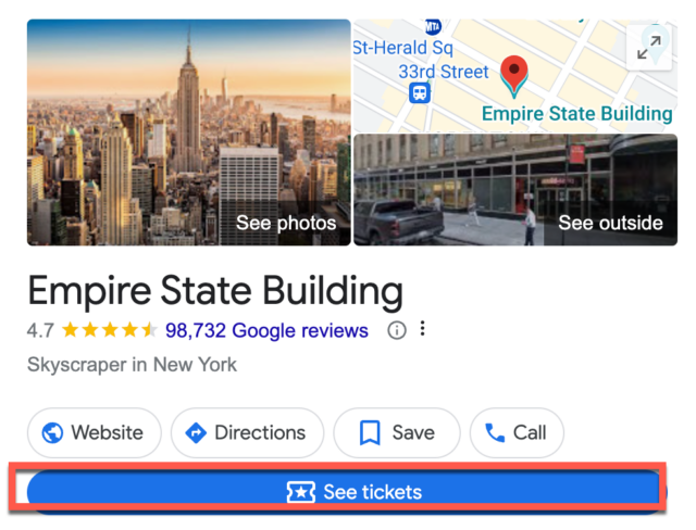 How to Use Google 'Things To Do' - Desktop Booking Module