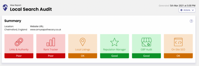How to Use BrightLocal for Multi-location Businesses - Local Search Audit