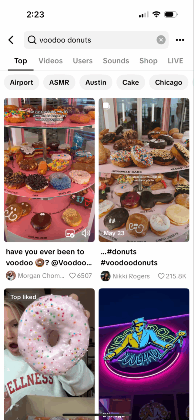 Tiktok Voodoo Donuts