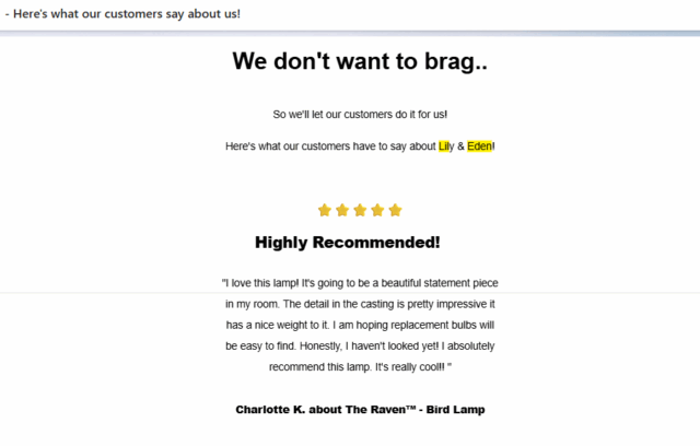 Using Reviews In Marketing Email